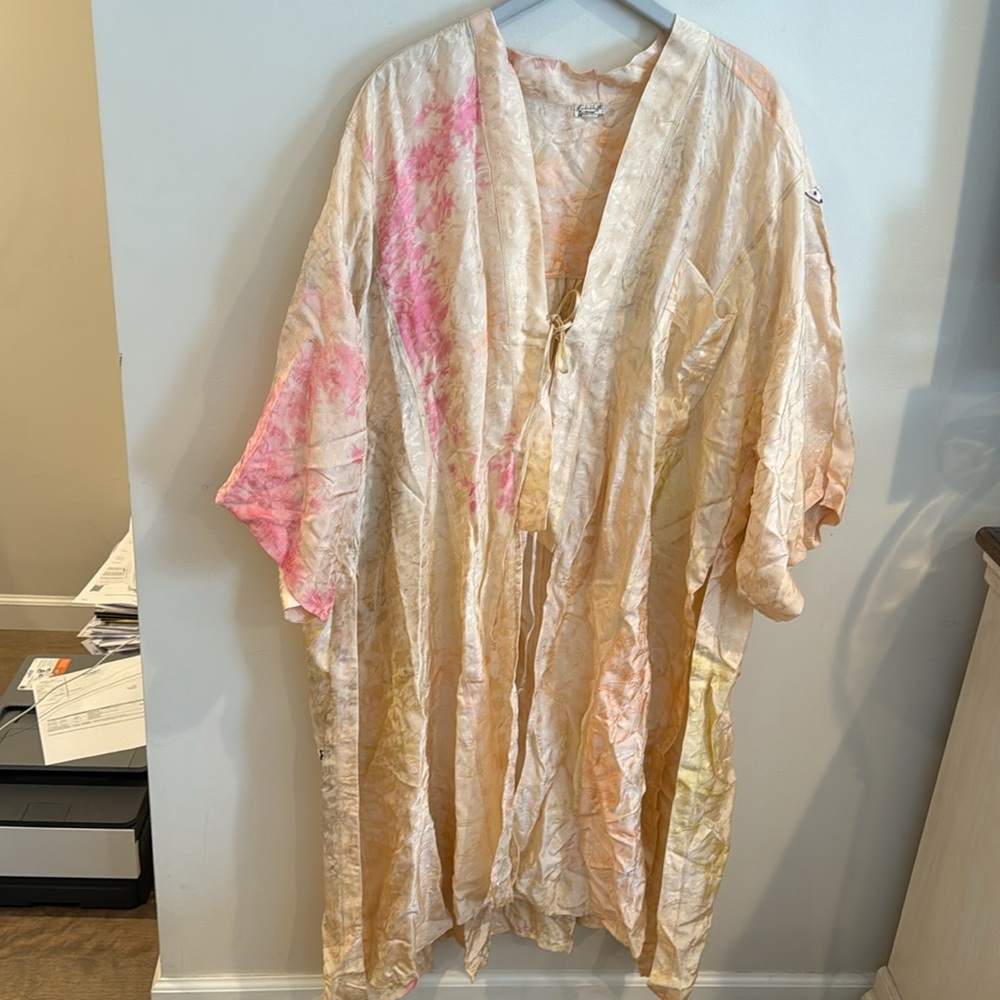 Free People Multicolor Tie-Dye Robe - Picture 3 of 9